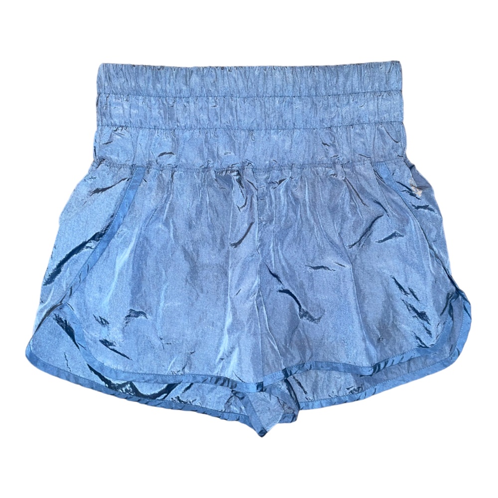 Free people movement Sz L blue shorts the way home